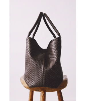 PARISE Large shopper brun