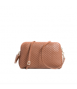 PARISE clutch cognac