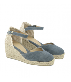 Chiarita espadrille lyseblå