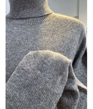 CASHMERE rullekrave Grå