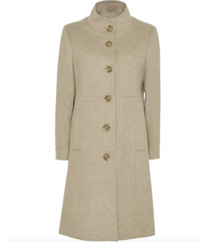 Cashmere frakke Taup